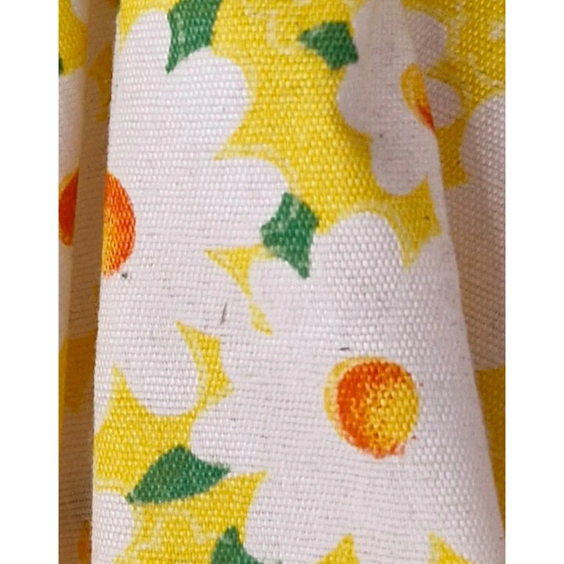 Tela Campesina Margaritas 1.70ancho ( 3 Mts ) Amarillo Margaritas