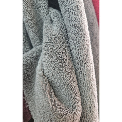 Tela Toalla Microfibra  Alta Absorción Multiusos (2 Mts) Gris Microfibra
