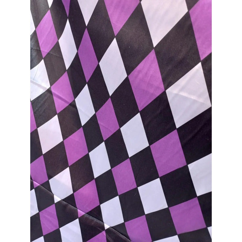 Tela Satinada Estampado Con Diseños Poker/lgbt/cuadrille 1m