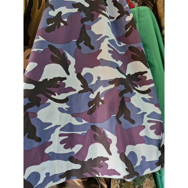 Tela Gabardina Con Estampados De Camuflaje (1 Metro)