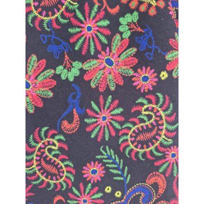 Tela Estampada Patrones Mexicanos, Bordados, Rosas (1 M)