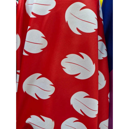 Tela Para Disfraz De Lilo Y Stitch (1 Metro) Rojo Flores