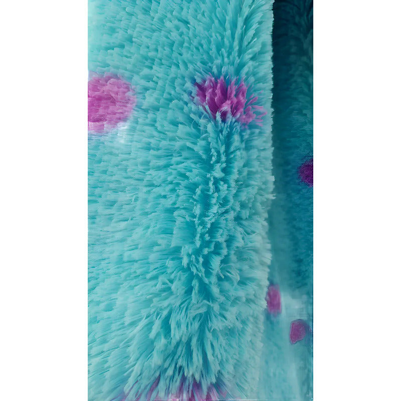 Tela De Peluche Suave Mt De Sulley Monsters Inc (1 Metro) Turquesa Sulley