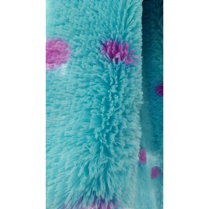 Tela De Peluche Suave Mt De Sulley Monsters Inc (1 Metro) Turquesa Sulley