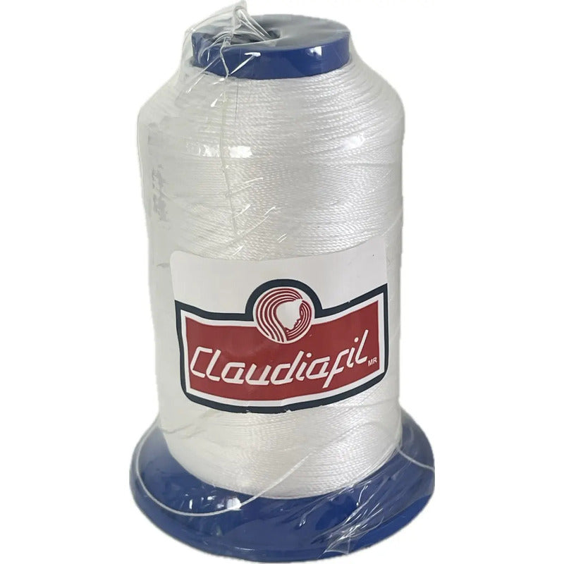 Hilo Para Tapiceria Claudiafil 20/3 600m (paquete 2pz) Blanco