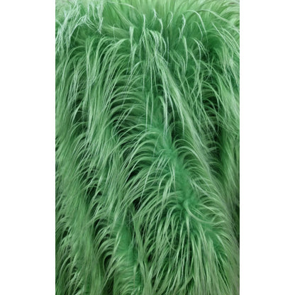 Tela Peluche Pelo Largo Suave Premium ( 1 Metro) Verde Lima Peluche Largo
