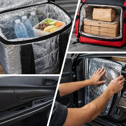 Tela Térmica De Aluminio Aislante Para Mochila Delivery (2m)