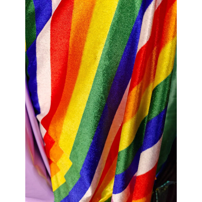 Tela De Terciopelo Estampado (1 Metro)