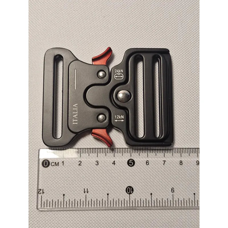 Hebilla Para Mochila Táctico Metal De 5.08cms Negra