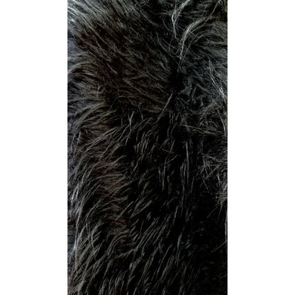 Tela Peluche Plus Premium Pelo Largo ( 50cms.) Negro Peluche Pelo Largo