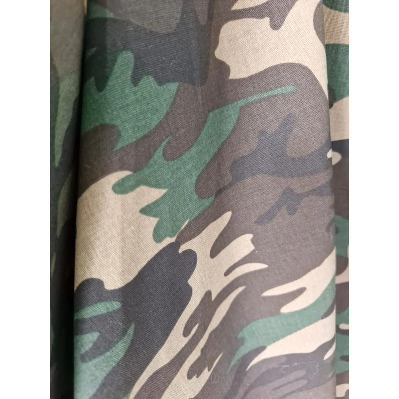Tela Gabardina Con Estampados De Camuflaje (1 Metro)