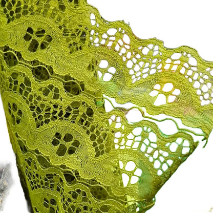 Encaje De Tira O Para Rasgar Varios Colores (1 M) Verde Musgo