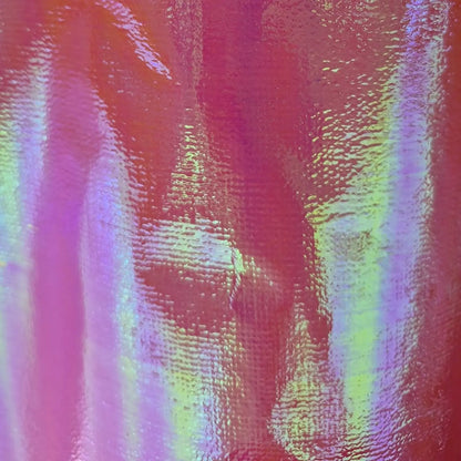Tela Organza Tornasol Cenicienta Rígida Con Cuerpo (1 M) Fucsia