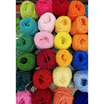 Estambre Cristal Paquete Con 48 Bolitas / 40 Metros C/u Multicolor