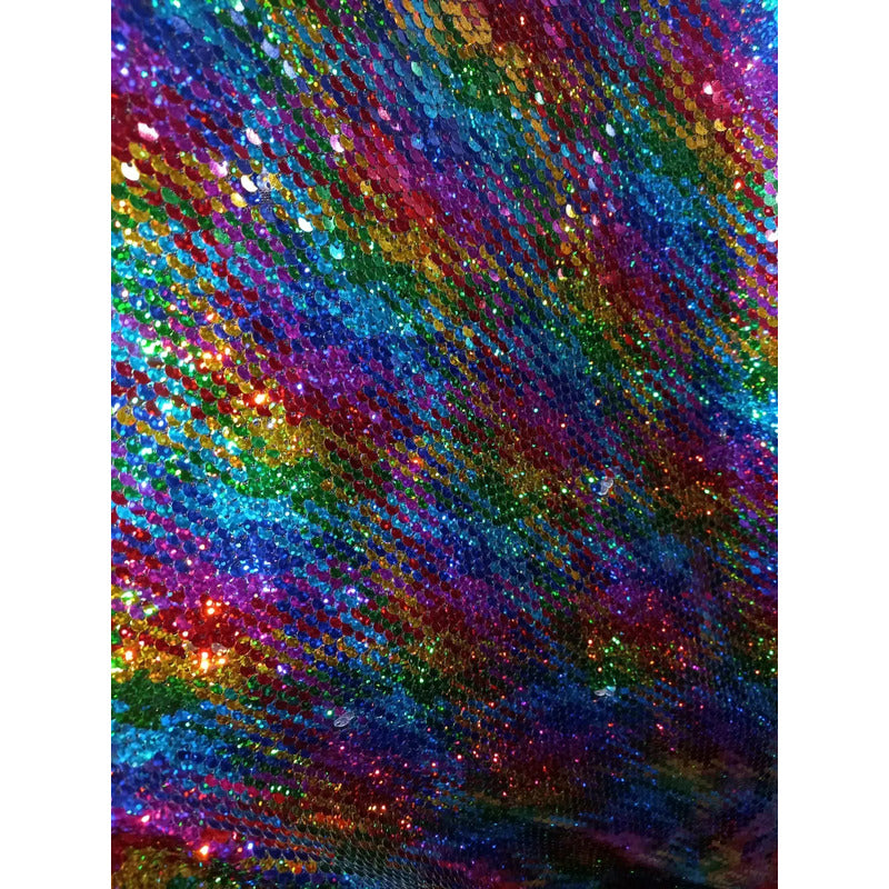 Tela De Lentejuela Reversible- Elegancia Y Versatilidad (1m)