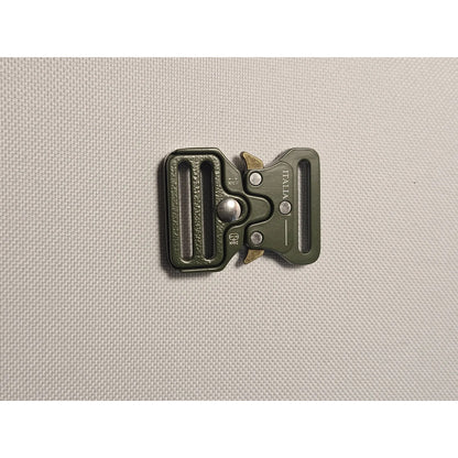 Hebilla Para Cinturón O Mochila Táctico De 2.54cms Verde Militar Lisa 1 Pulgada ( 2.54cms)
