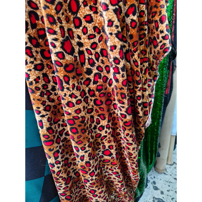 Tela De Terciopelo Estampado (1 Metro)