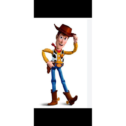 Tela Bombay  Estampada De Woody ( 1 Metro) Amarillo Bombay Woody