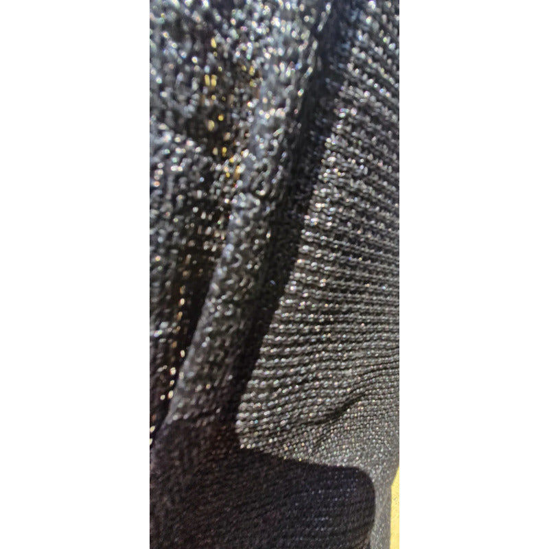 Malla Sombra Hdpe 90% 1 Metro Uv Reforzada Negro