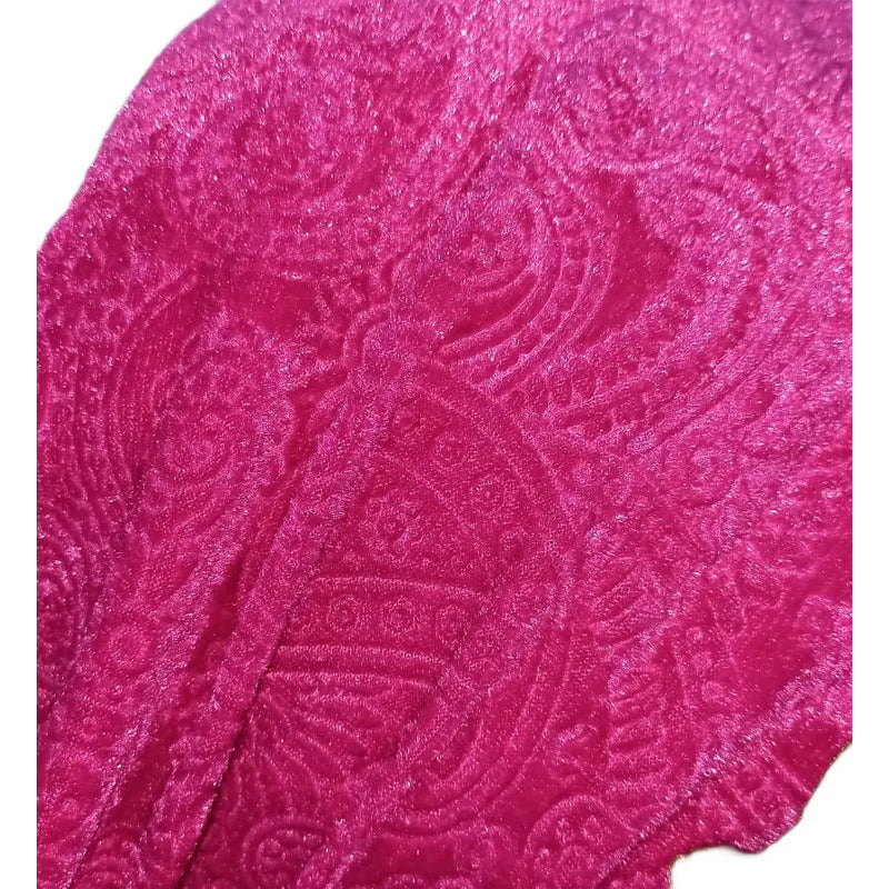 Terciopelo Con Relieve Para Baile De Chinelos (1 Metro)