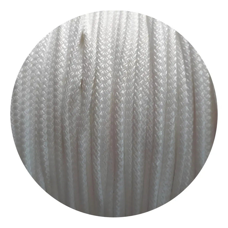 Piola Ferretera Blanca Polipropileno 5mm Bobina Trikelle 150m Calibre 5mm