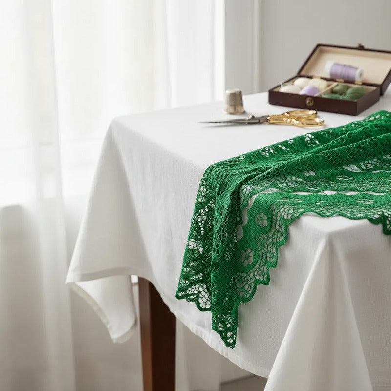 Encaje De Tira O Para Rasgar Varios Colores (1 M) Verde