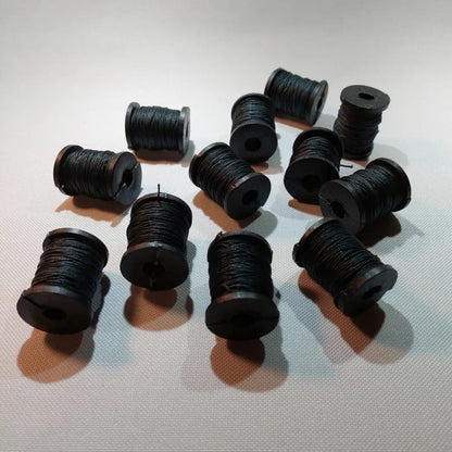 Hilo De Algodón Para Pulseras O Manualidades 48 Carretes Negro