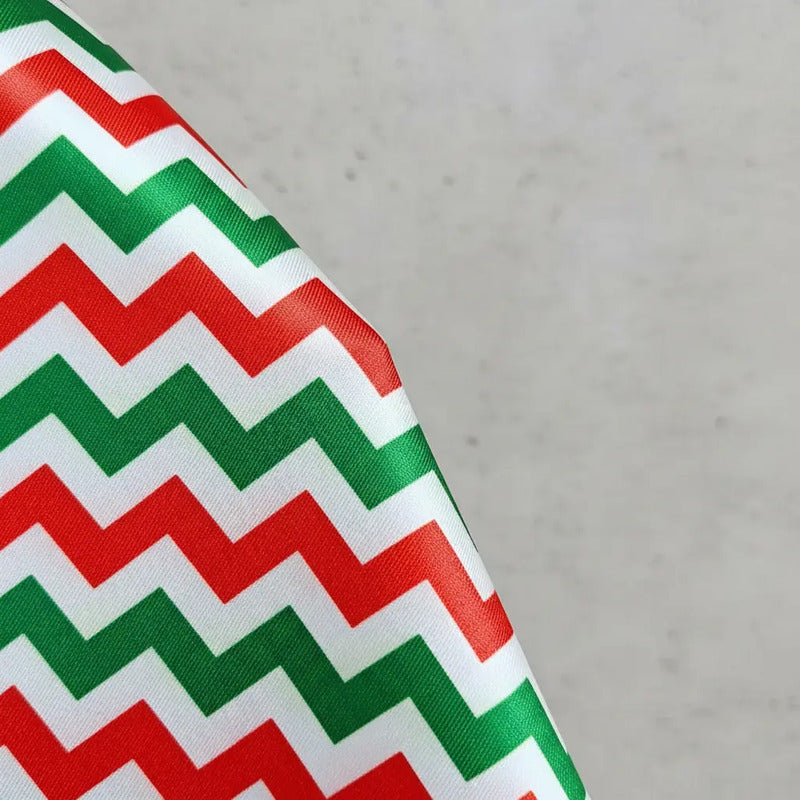 Tela Razo Estampado Patrones Navideños (1 Metro)