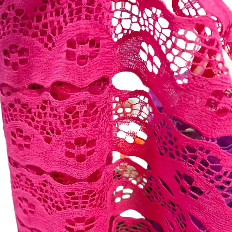 Encaje De Tira O Para Rasgar Varios Colores (1 M) Rosa Chicle