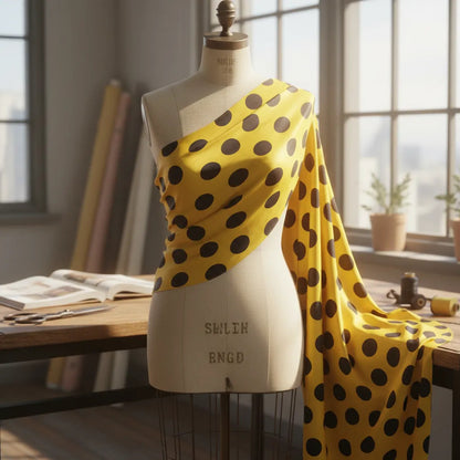 Tela Raso Premium Estampada Belleza  Y Versatilidad (1m)