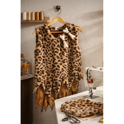 Tela De Peluche Pelo Corto Patrón Leopardo 5 Metros Suave Leopardo Animal-print