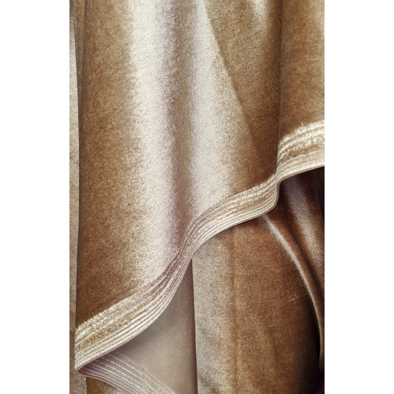 Tela Terciopelo Stretch ( 1 Metro) Dorado Oscuro Terciopelo Stretch