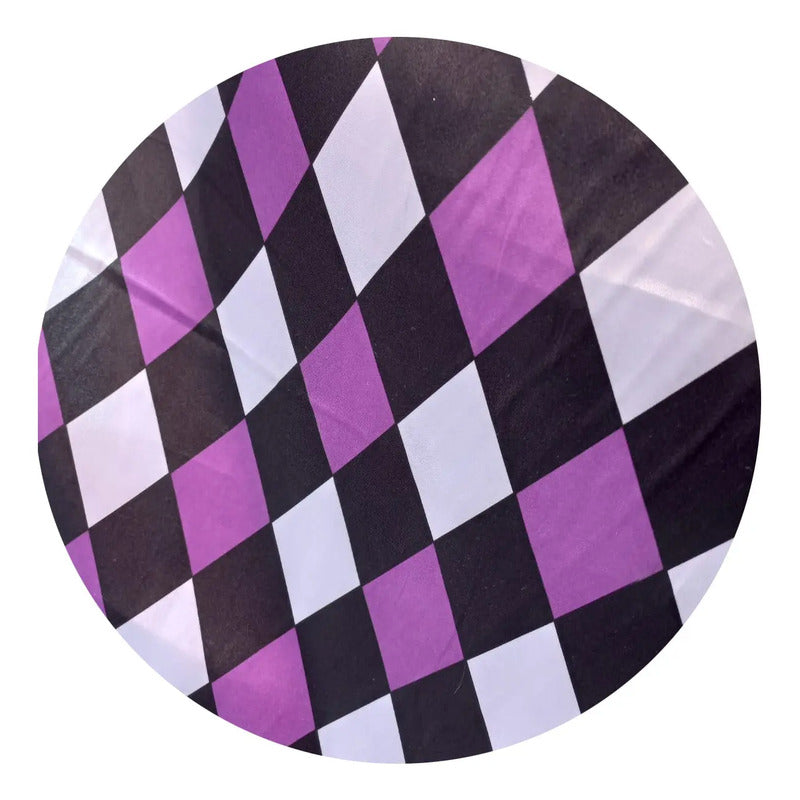 Tela Satinada Estampado Con Diseños Poker/lgbt/cuadrille 1m