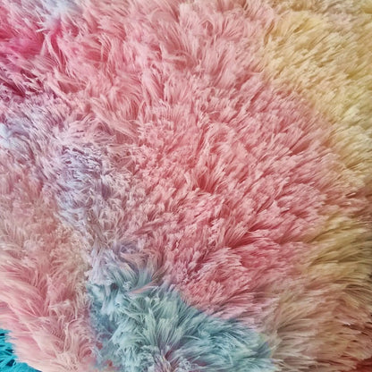 Tela Peluche Suave Para Cojines, Muñecos, Forros (1m) Agua Tons Pastel
