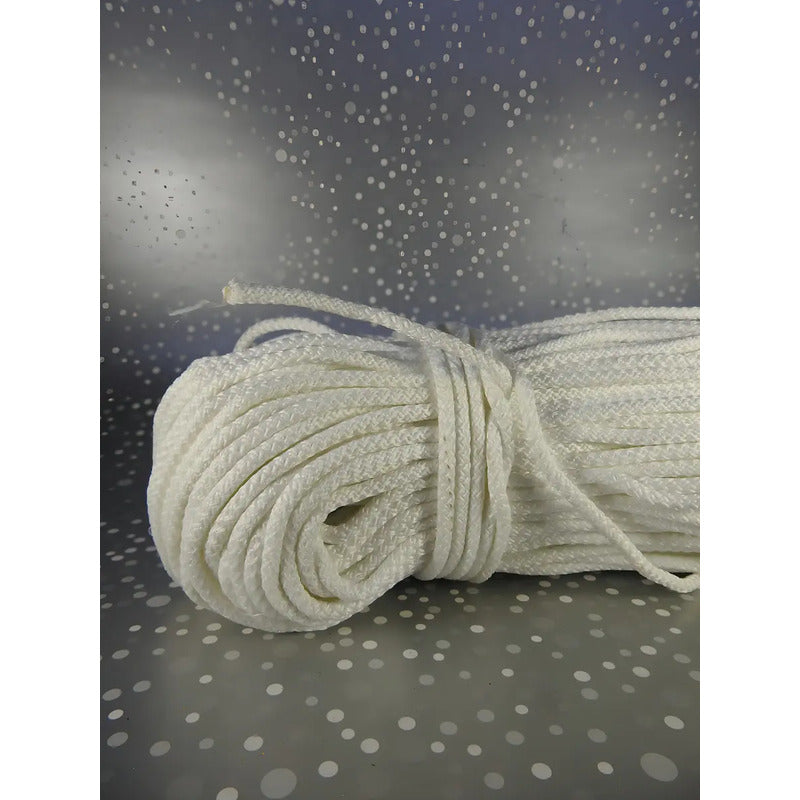 Piola Blanca Ferretera Trikelle 10kg Polipropileno Calibre 6mm Brillante