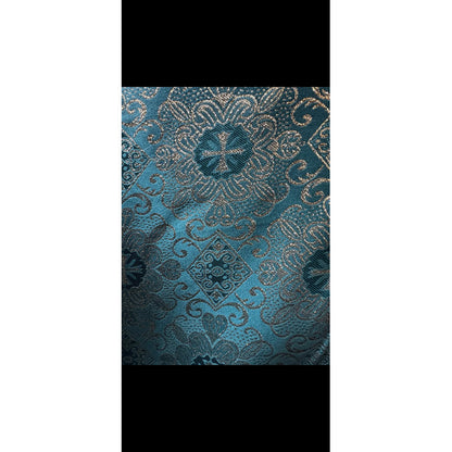 Tela Jacquard Litúrgica Para Iglesia Altar 2m Jade Litúrgica
