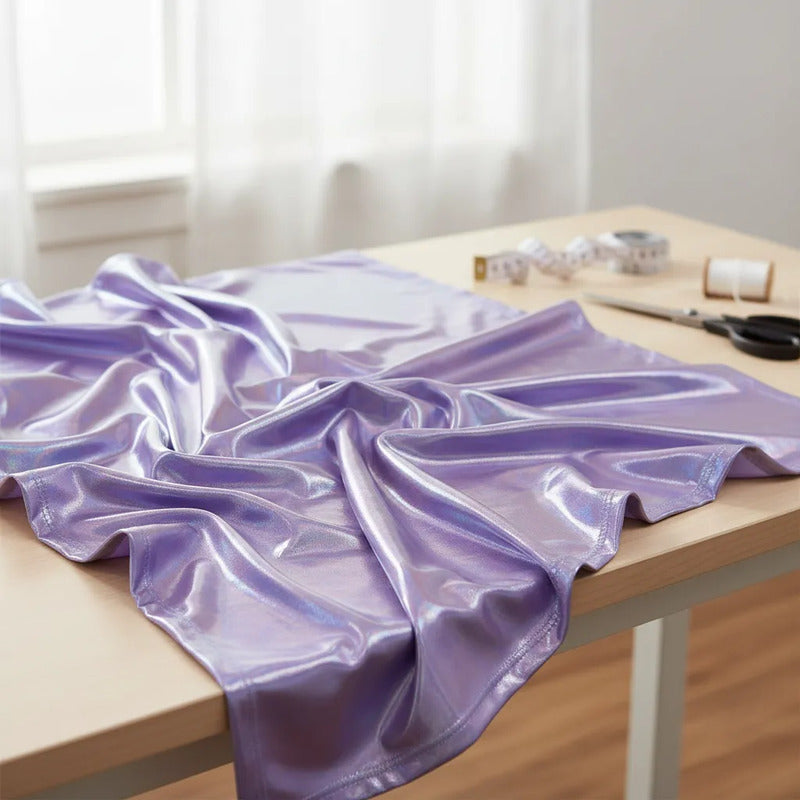 Tela Lycra De Colores Tornasol Metalizados (1m)