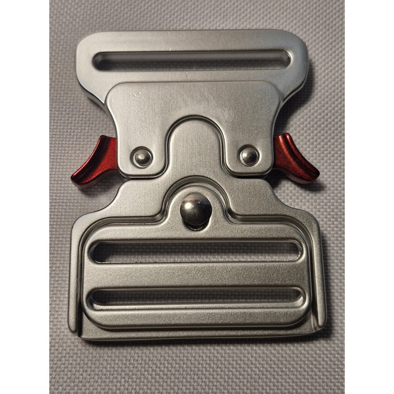 Hebilla Para Mochila Táctico Metal De 5.08cms Plata