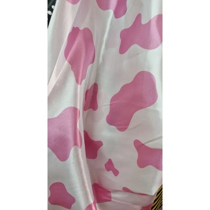 Tela Vaca Satinada ( 1 Metro) Rosa Satin Vaca