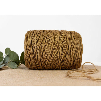 Cordón Natural De Yute - Hilo Orgánico - Burlap (1 Kg)