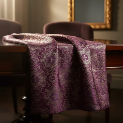Tela Jacquard Litúrgica Para Iglesia Altar 2m Bugambilia Litúrgico
