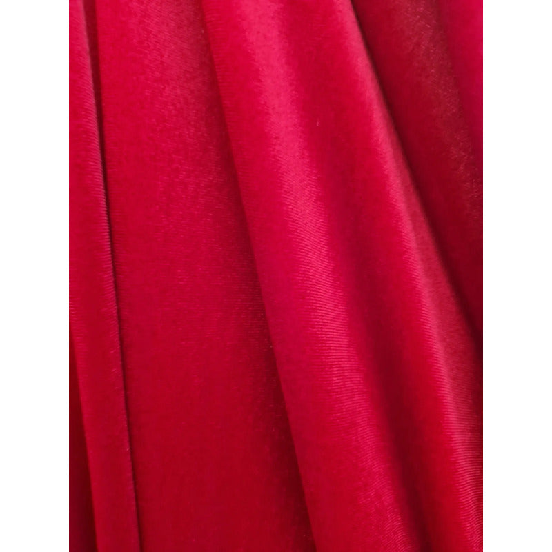 Tela Terciopelo Stretch ( 1 Metro) Rojo Terciopelo Stretch