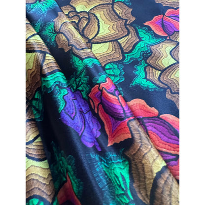 Tela Estampada Patrones Mexicanos, Bordados, Rosas (1 M)