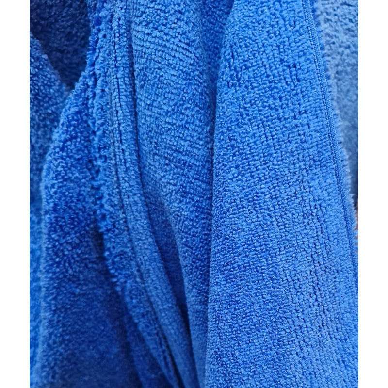 Tela Toalla Microfibra  Alta Absorción Multiusos (2 Mts) Azul Rey Microfibra