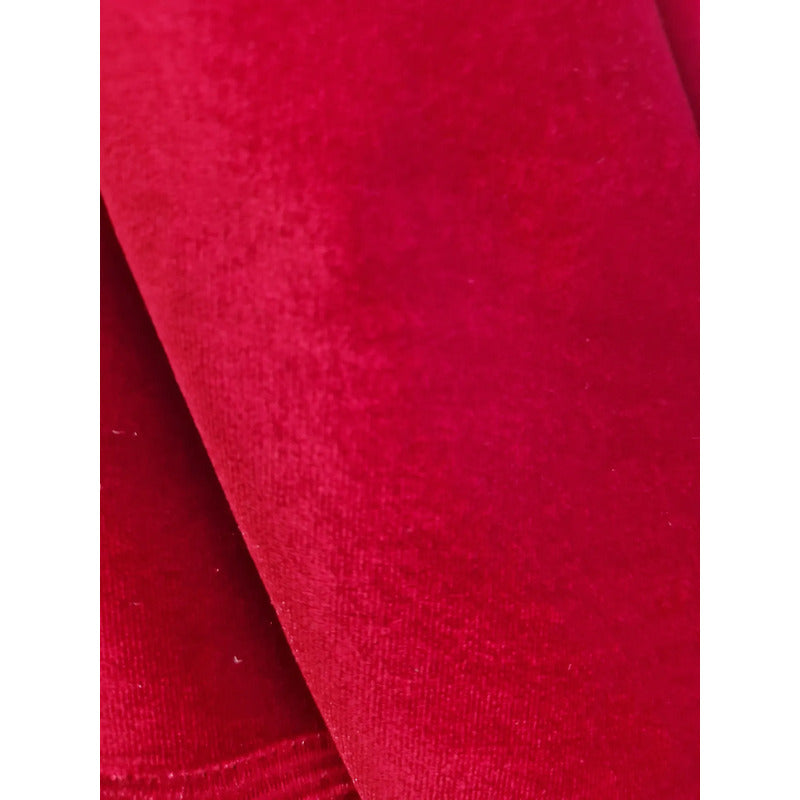 Tela Terciopelo Stretch ( 1 Metro) Rojo Terciopelo Stretch