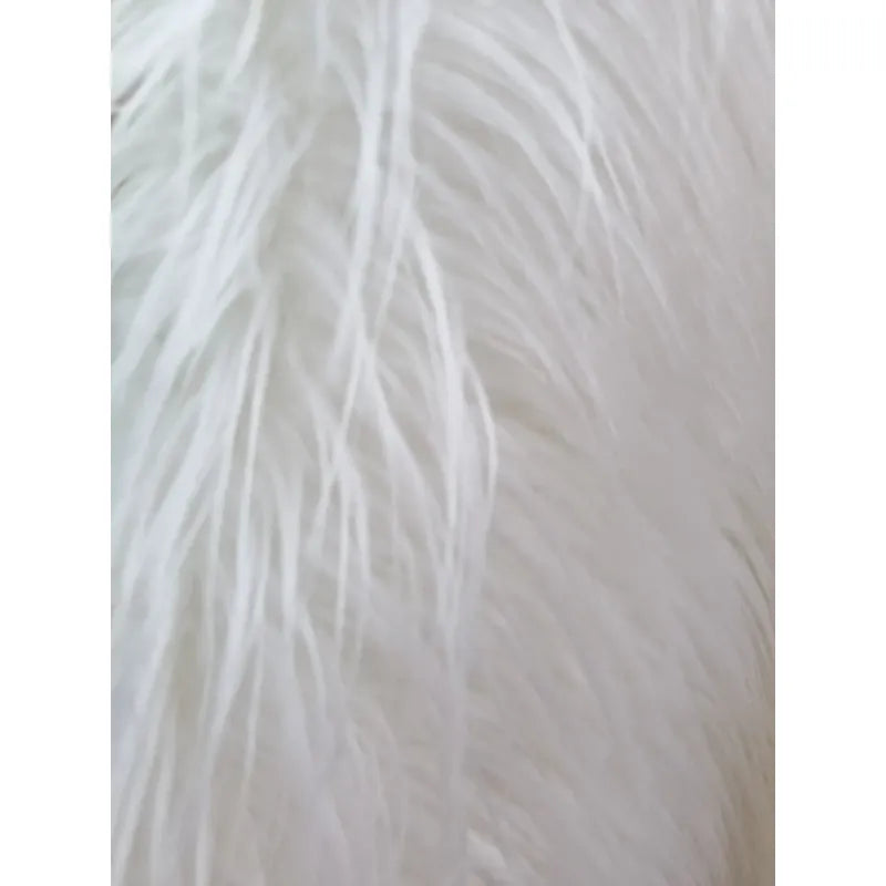 Tela Peluche Plus Premium Pelo Largo ( 50cms.) Blanco Peluche Pelo Largo