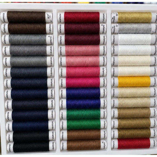 Hilos Poliéster  Kit Con 39 Pz Colores Surtidos Para Costura Multicolor