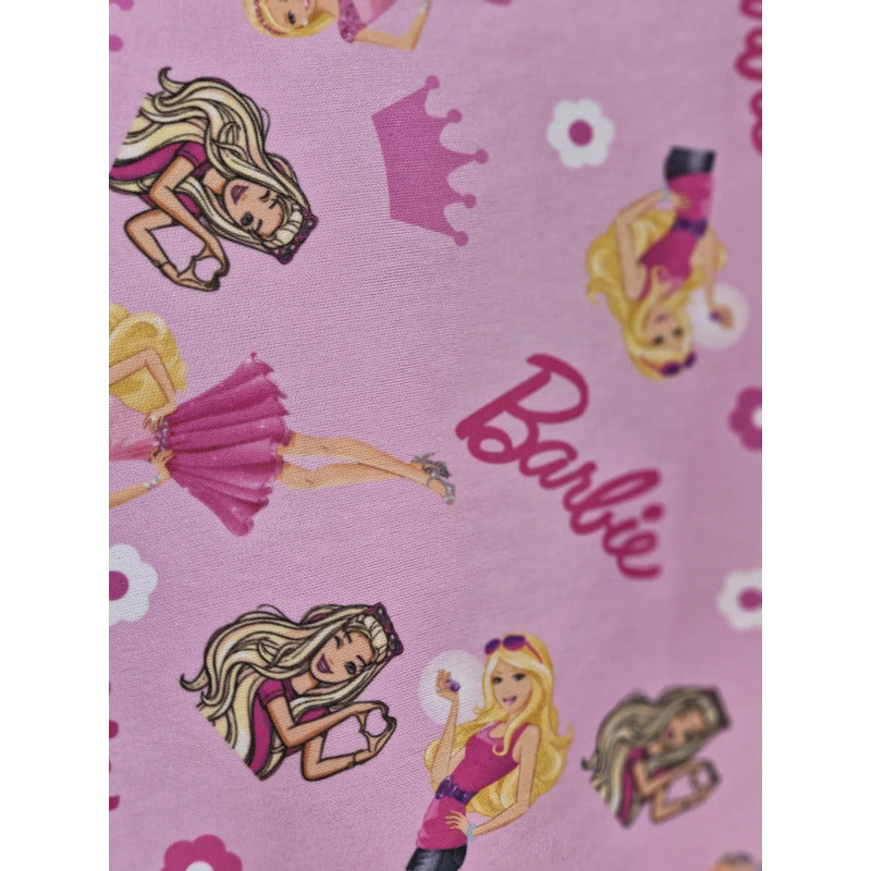 Tela Barbie Bombay Rosa ( 1 Metro) Rosa Chicle Barbie