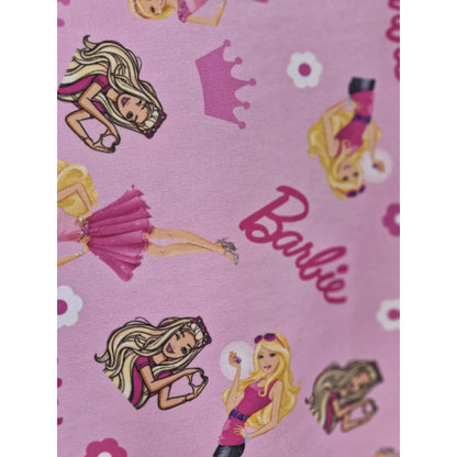 Tela Barbie Bombay Rosa ( 1 Metro) Rosa Chicle Barbie