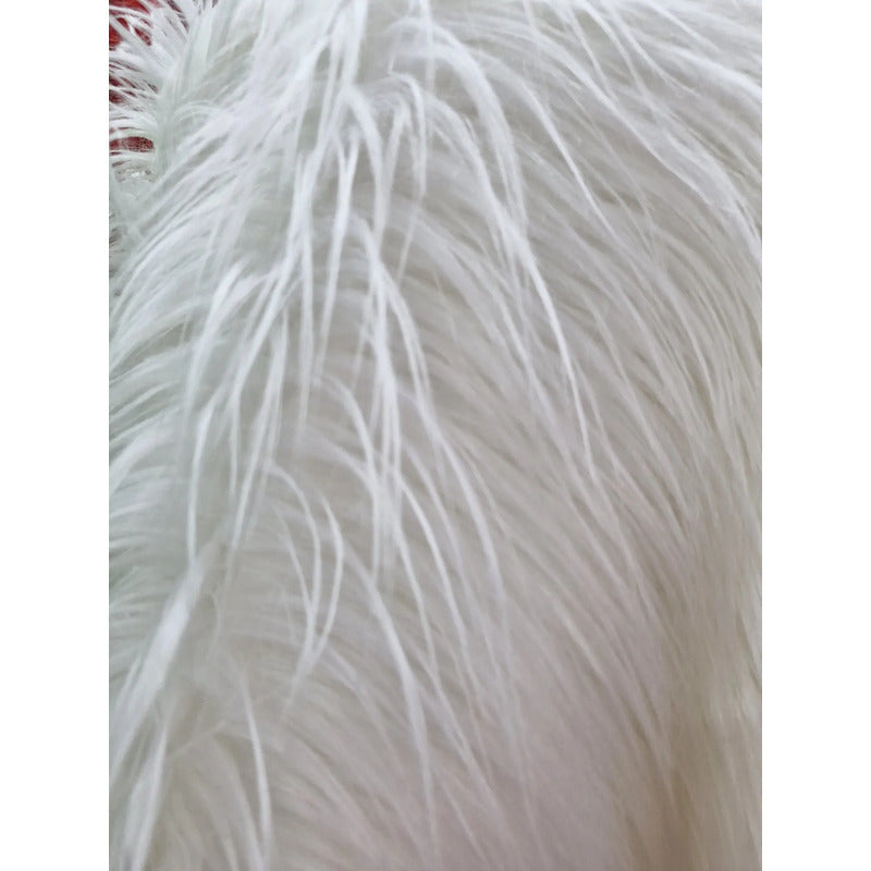 Tela Peluche Plus Premium Pelo Largo ( 50cms.) Blanco Peluche Pelo Largo